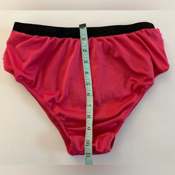 RAVE WONDERLAND Pink Sequin Eye Design Bikini Bottom L/XL - Picture 5 of 8